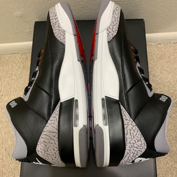 Jordan Retro 3 Black Cement(2024) Size 11 Brand New - Picture 10 of 14